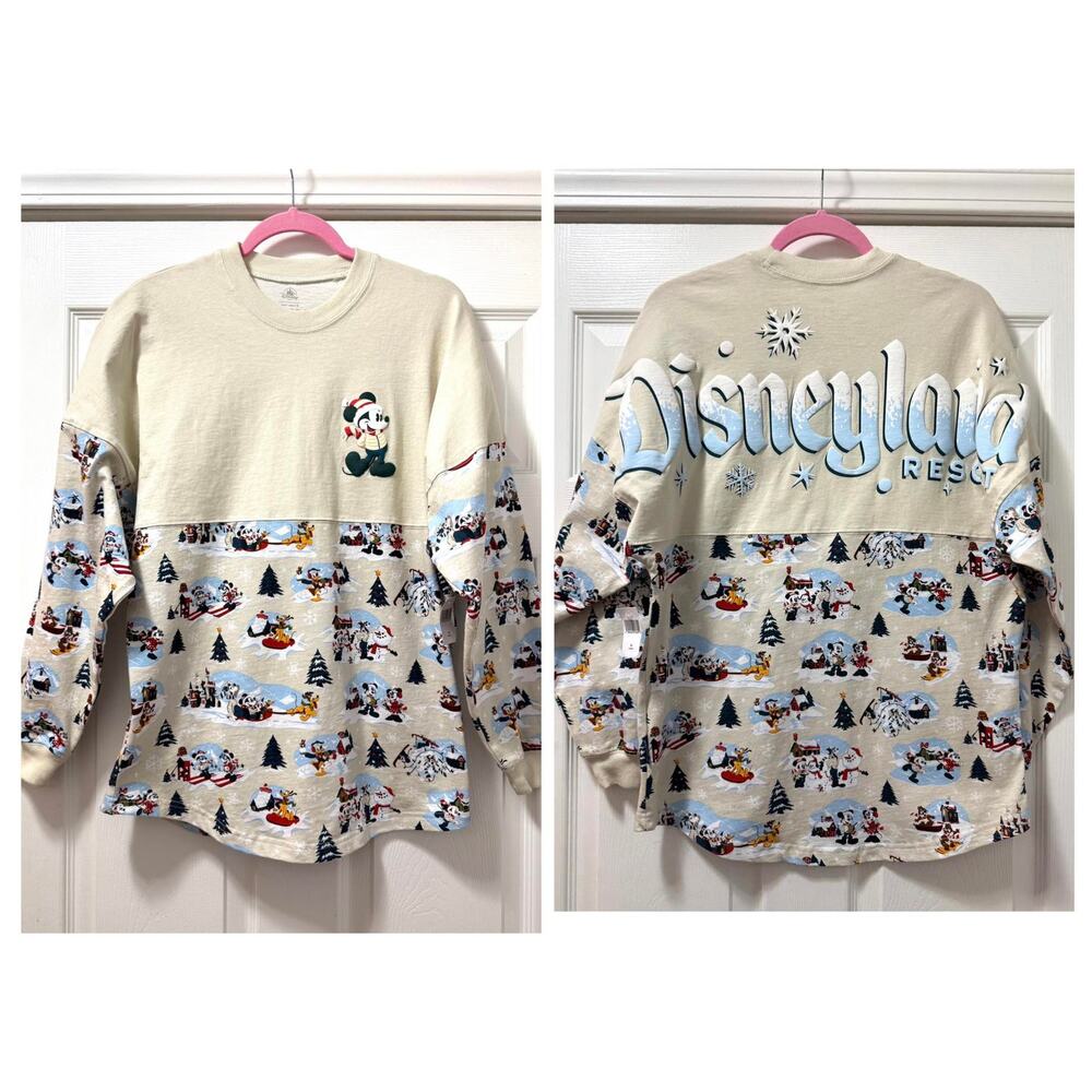 Disneyland Resort Holiday 2021 Spirit Jersey‎ Adult XS Snow Much Fun Christmas
